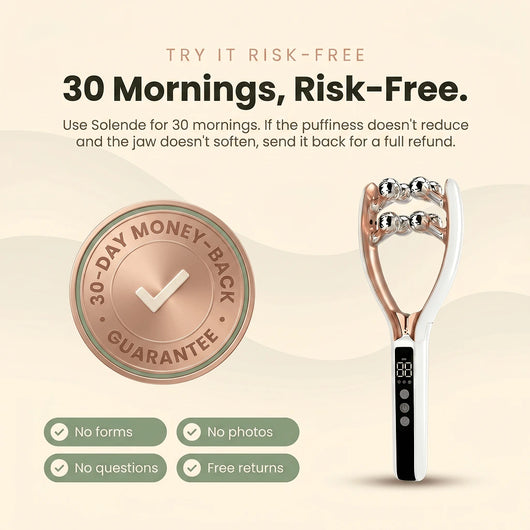 30-day morning-face guarantee — risk-free